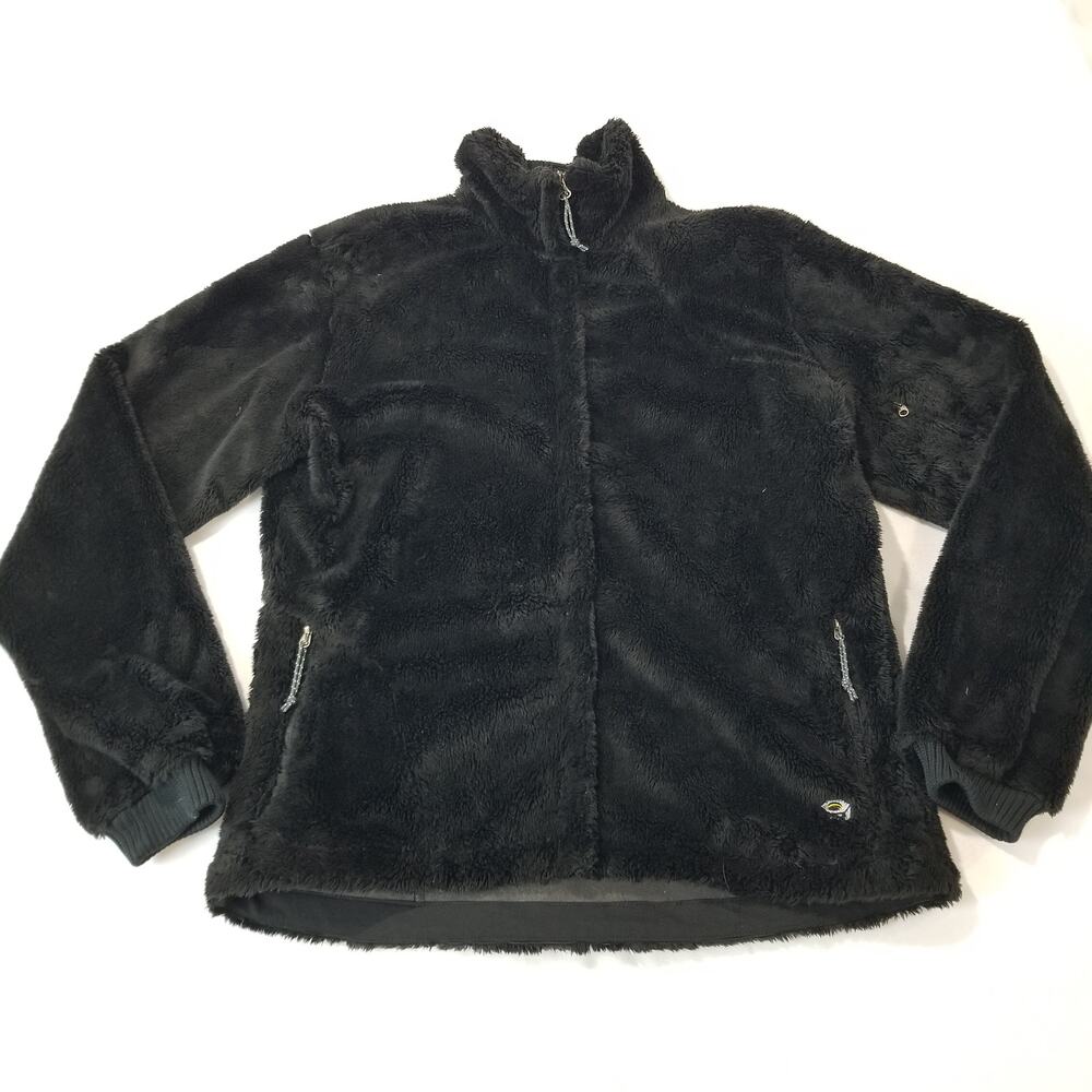 Mountain Hardwear Jacket Womens Large Sherpa Fleece Monkey Teddy Fuzzy